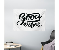 Modern Hand Drawn Wide Tapestry