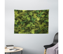 Evergreen Christmas Tree Wide Tapestry