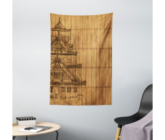 Building on Bamboo Pipes Tapestry