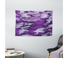 Purple Toned Waves Wide Tapestry