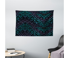 Space Themed Arrows Wide Tapestry