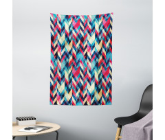 Hipster Zigzag Chevron Tapestry