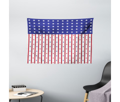 Stars and Stripes Flag Wide Tapestry