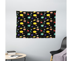 Sun Earth Constellations Wide Tapestry
