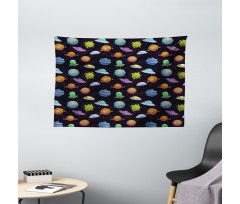 UFOs and Abstract Planet Wide Tapestry