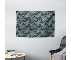 Vintage Elements Wide Tapestry