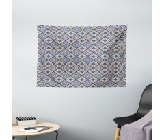 Morrocan Ornament Wide Tapestry