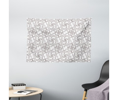 Abstract Modern Grid Wide Tapestry