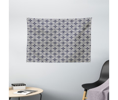 Japanese Mandala Wide Tapestry