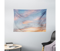 Clouds Sunset Wide Tapestry