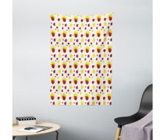 Summer Inspired Bugs Tapestry