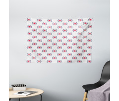 Diamond Windrose Leaf Wide Tapestry