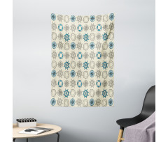 Marine Inspired Retro Tapestry