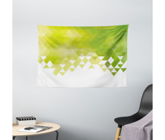 Triangular Abstract Pattern Wide Tapestry