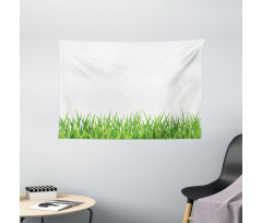 Fresh Grass Lawn Garden Wide Tapestry