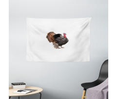 Farm Animal Portrait Wide Tapestry