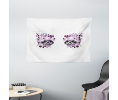 Fantasy Look Blossoms Wide Tapestry