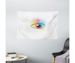 Spring Inspired Floral Wide Tapestry