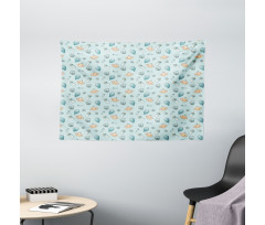 Infant Elements Pattern Wide Tapestry