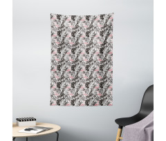 Orchid Palm Tapestry