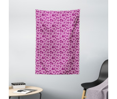 Botany Themed Petals Tapestry