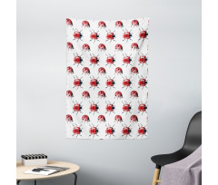 Lady Bug Insect Tapestry