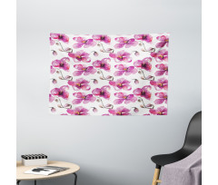 Orchids Feng Shui Wide Tapestry