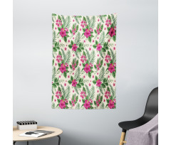 Plumeria Hibiscus Tapestry