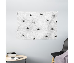 Black Insect Network Wide Tapestry