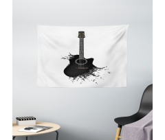 Musical Device Strings Wide Tapestry
