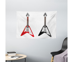 V Shaped Design Song Wide Tapestry