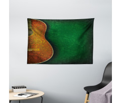 Floral Acoustic Pattern Wide Tapestry