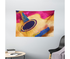 Abstract Strings Retro Wide Tapestry