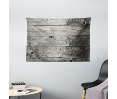 Ombre Wood Planks Wide Tapestry