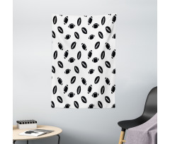 Black Balls Tapestry