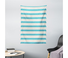 Zigzag Chevron Classical Tapestry