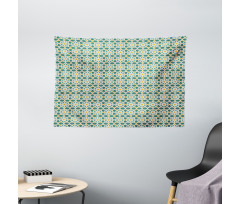 Moroccan Star Ornament Wide Tapestry