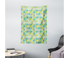 Vibrant Trellis Quatrefoil Tapestry