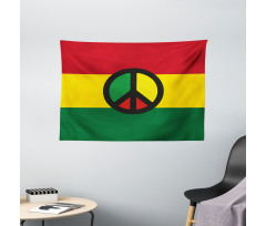 Reggae Culture Peace Wide Tapestry