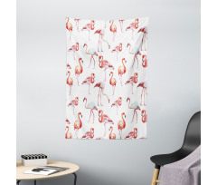 Exotic Birds Pattern Tapestry