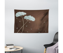 Falling Leaves Wide Tapestry