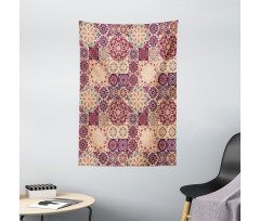 Ornate Ceramic Tiles Tapestry