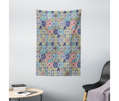 Complex Floral Design Tapestry