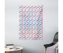 Animal Pattern Shell Tapestry