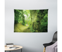 Wilderness Fantasy Theme Wide Tapestry