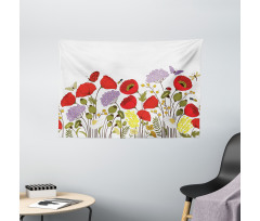 Nature Scene Fauna Wide Tapestry