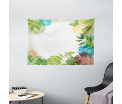 Nature Foliage Wide Tapestry