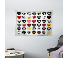 Guitar Picks Set Wide Tapestry