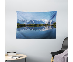 Mont Blanc Alps France Wide Tapestry
