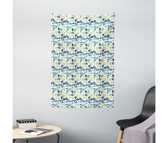 Math Themed Design Tapestry